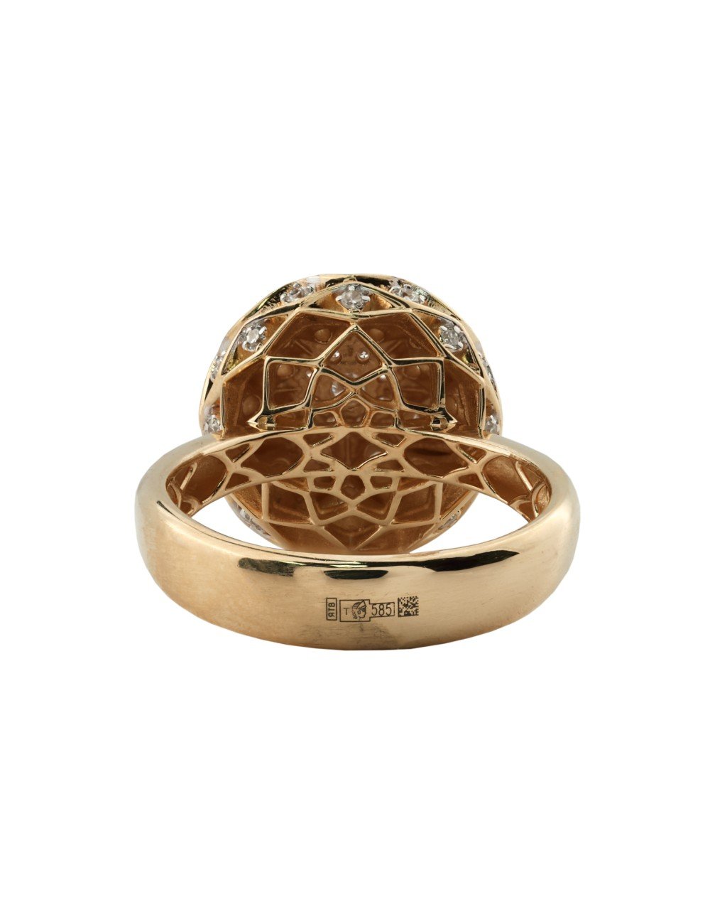 Кольцо из золота c бриллиантами