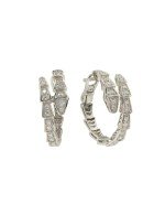 Серьги из белого золота c бриллиантами