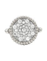 Кольцо из белого золота c бриллиантами