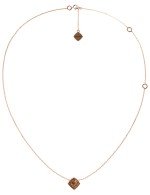 Колье из золота c бриллиантами и изумрудом