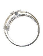 Кольцо из белого золота c бриллиантами