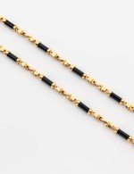 Цепь из золота c ониксом