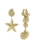 Серьги из лимонного золота