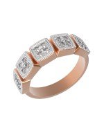 Кольцо из золота c бриллиантами