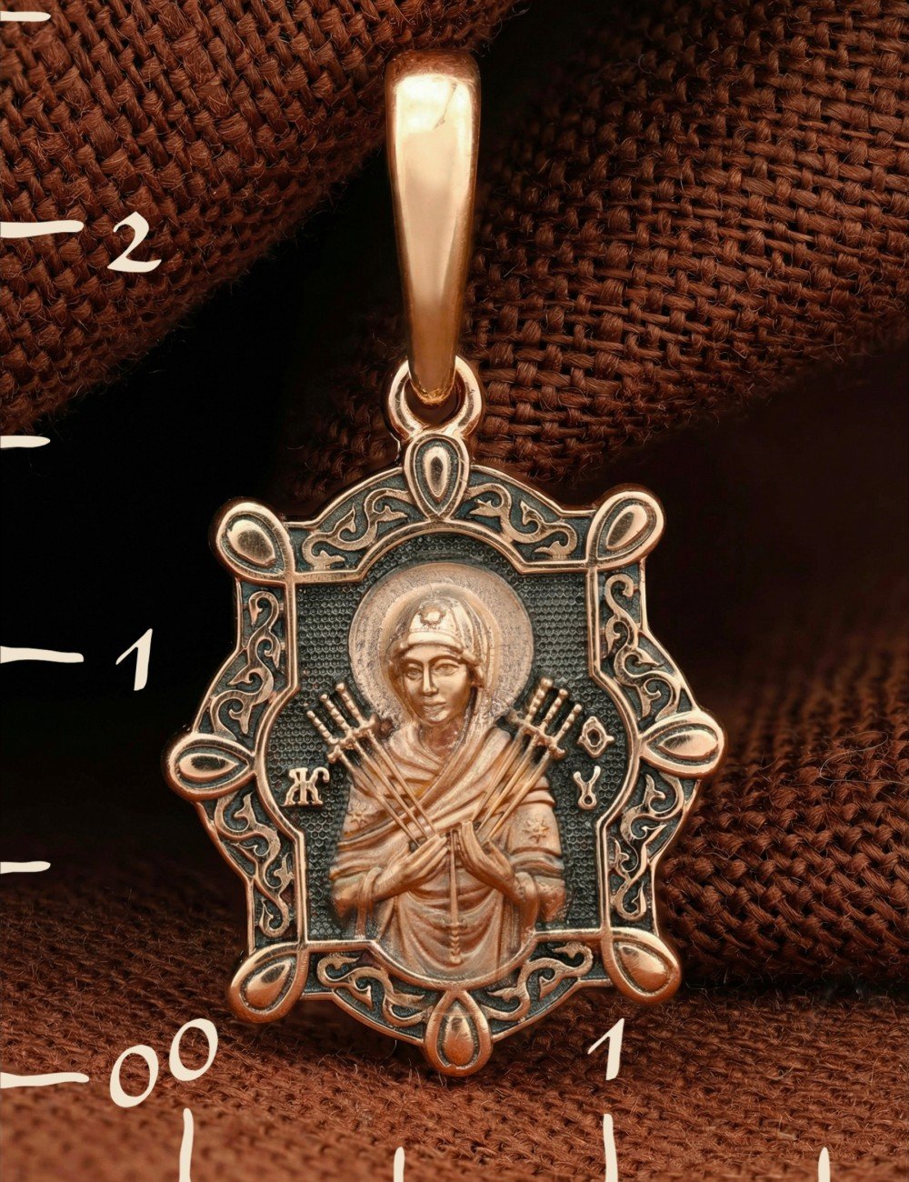 Образок из золота