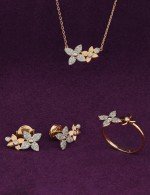 Серьги из золота c бриллиантами