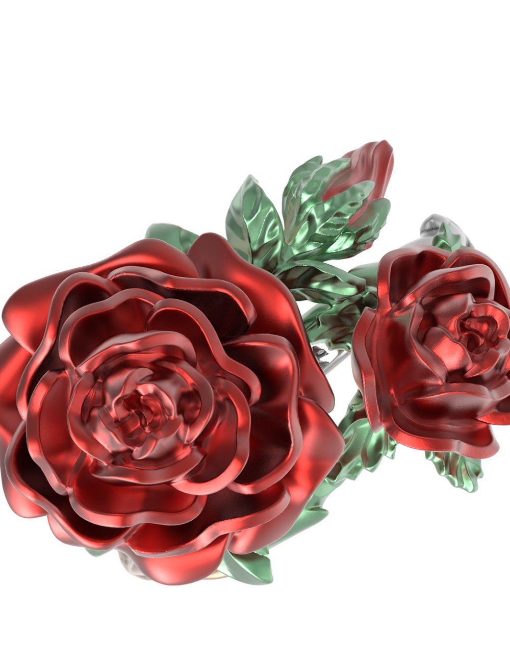 Кольцо из белого золота