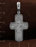 Крест из белого золота