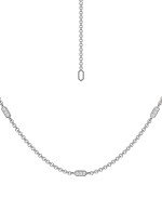 Колье из белого золота c бриллиантами