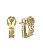 Серьги из лимонного золота c бриллиантами