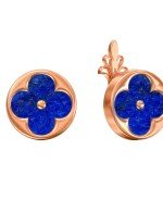 Серьги из золота c лазуритом