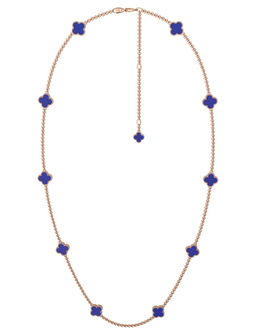 Колье из золота c лазуритом