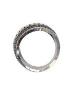 Кольцо из белого золота c бриллиантами