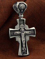 Крест из белого золота