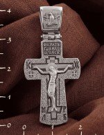 Крест из белого золота