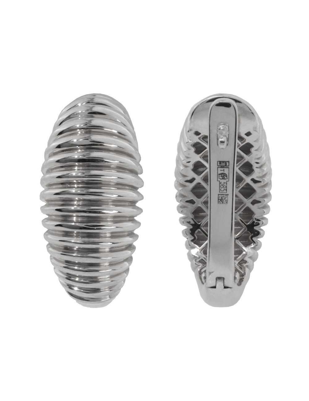 Серьги из белого золота