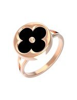 Кольцо из золота c ониксом