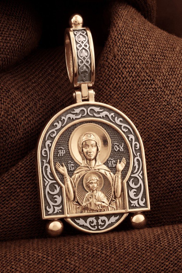 Образок из золота 585 пробы