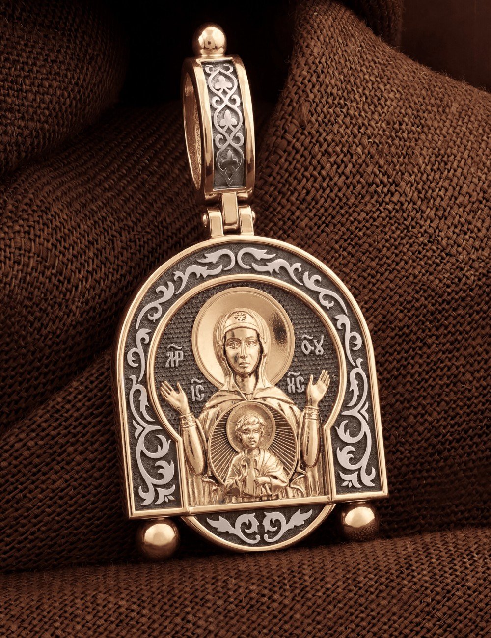 Образок из золота 585 пробы