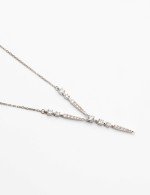 Колье из белого золота c бриллиантами