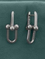 Серьги из белого золота