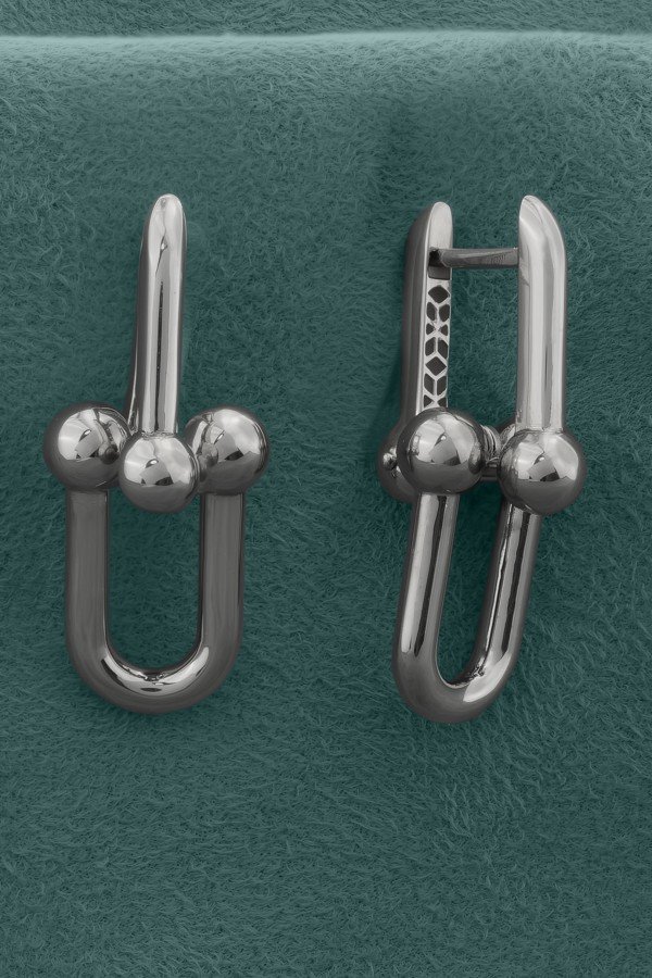 Серьги из белого золота