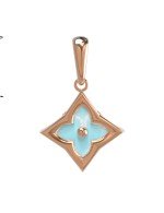 Подвеска из золота c бирюзой