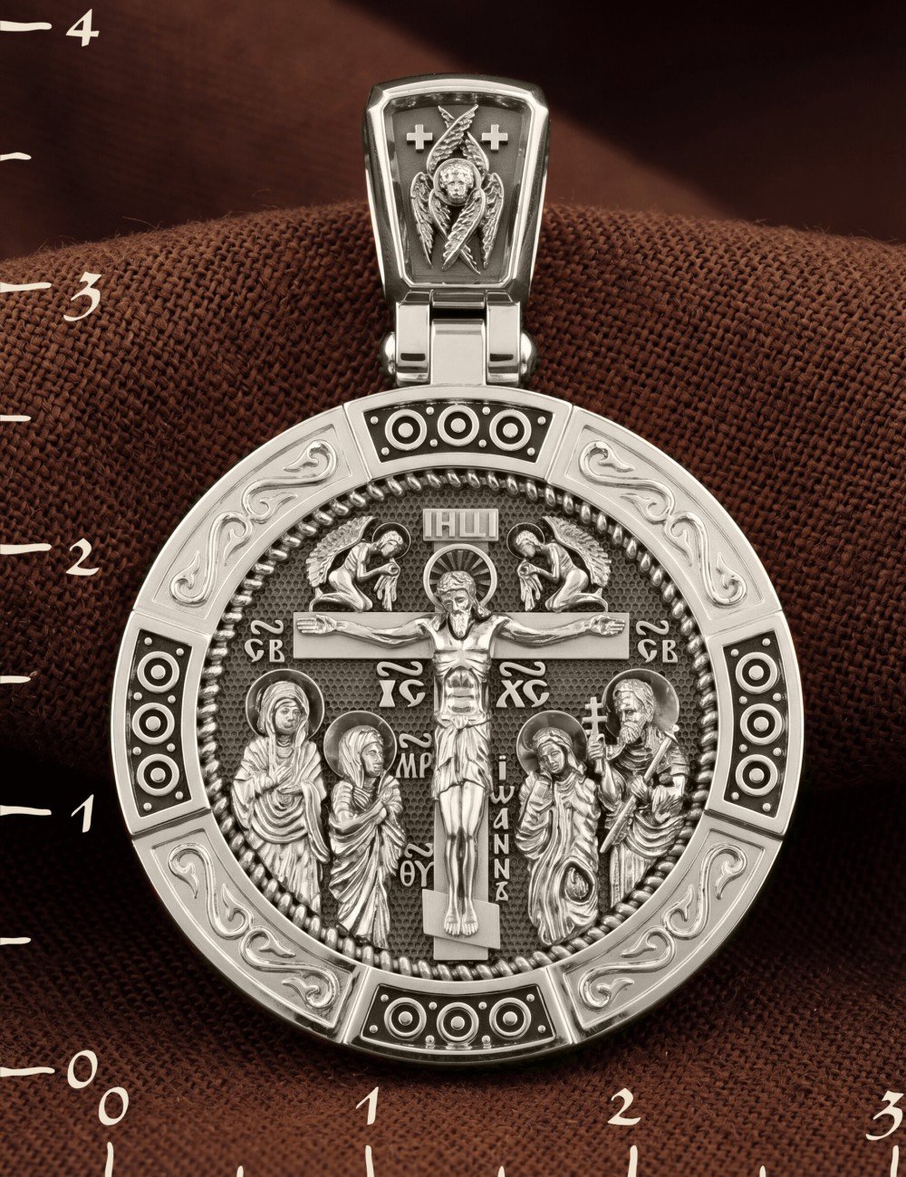 Образок из белого золота