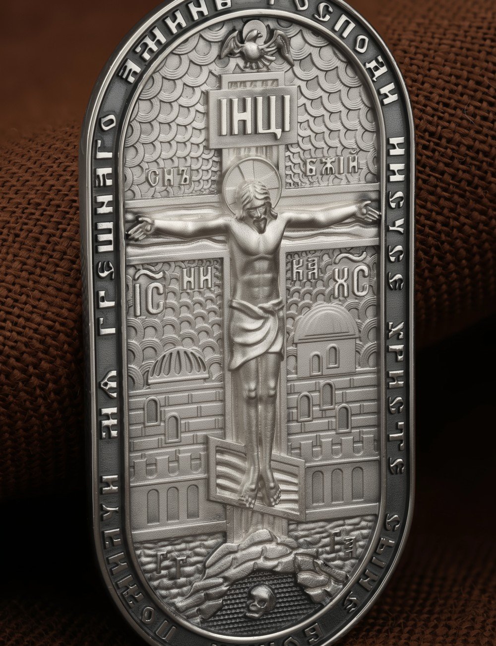 Образок из белого золота