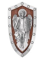 Образок из белого золота c деревом груши