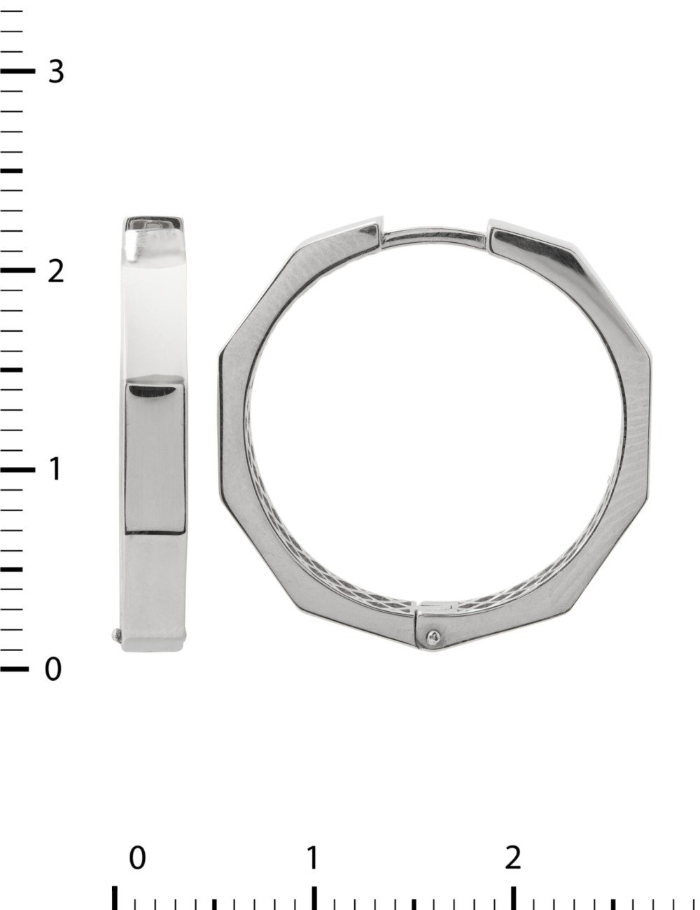 Серьги из белого золота