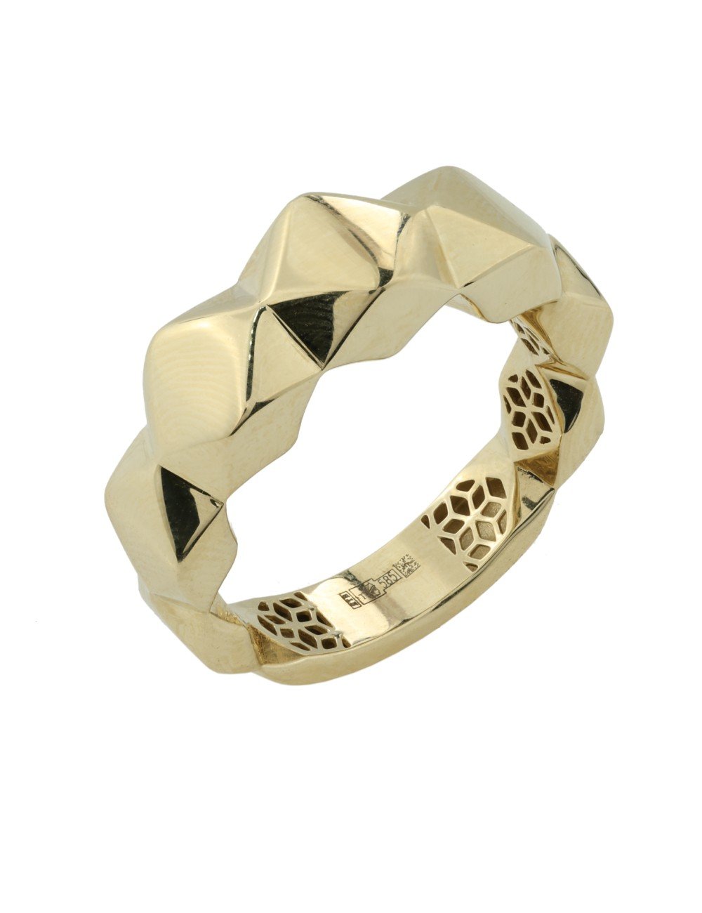 Кольцо из лимонного золота
