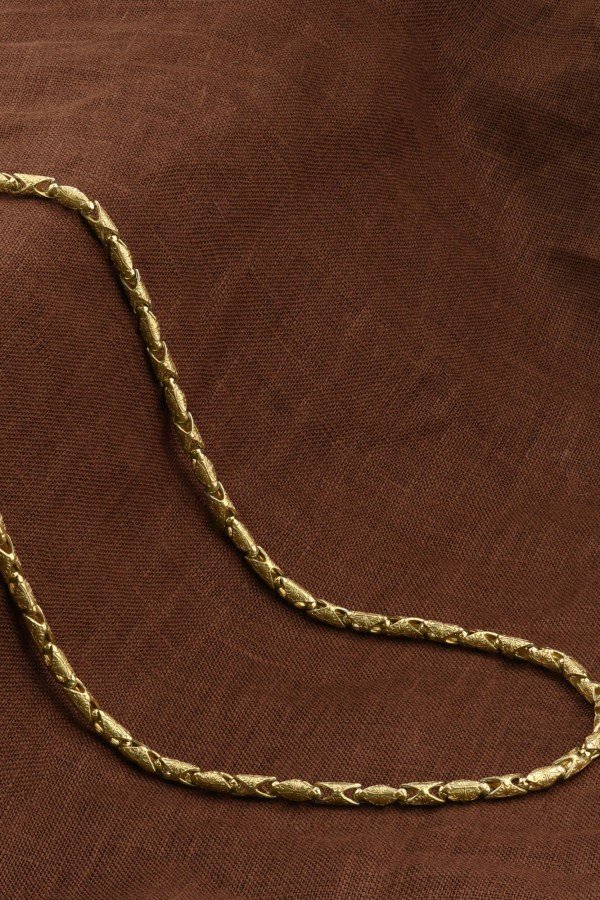 Цепь из лимонного золота