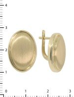 Серьги из лимонного золота