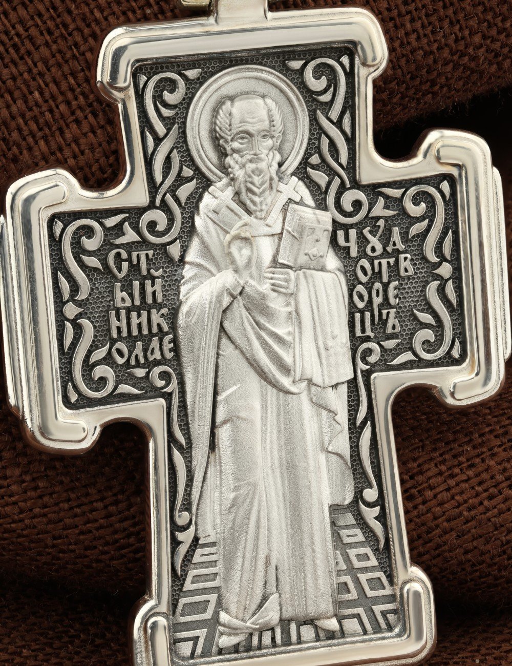 Крест из серебра 925 пробы