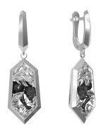 Серьги из белого золота