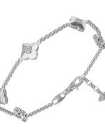 Браслет из белого золота c бриллиантами