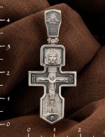 Крест из белого золота
