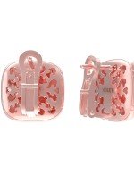 Серьги из розового золота c бриллиантами и перламутром