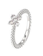 Кольцо из белого золота c бриллиантами