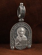 Образок из белого золота