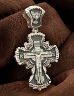 Крест из серебра 925 пробы