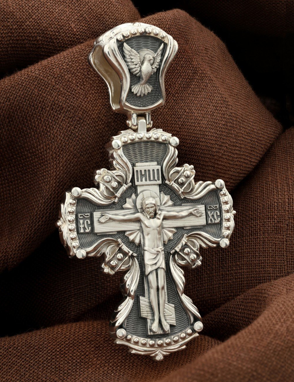 Крест из серебра 925 пробы