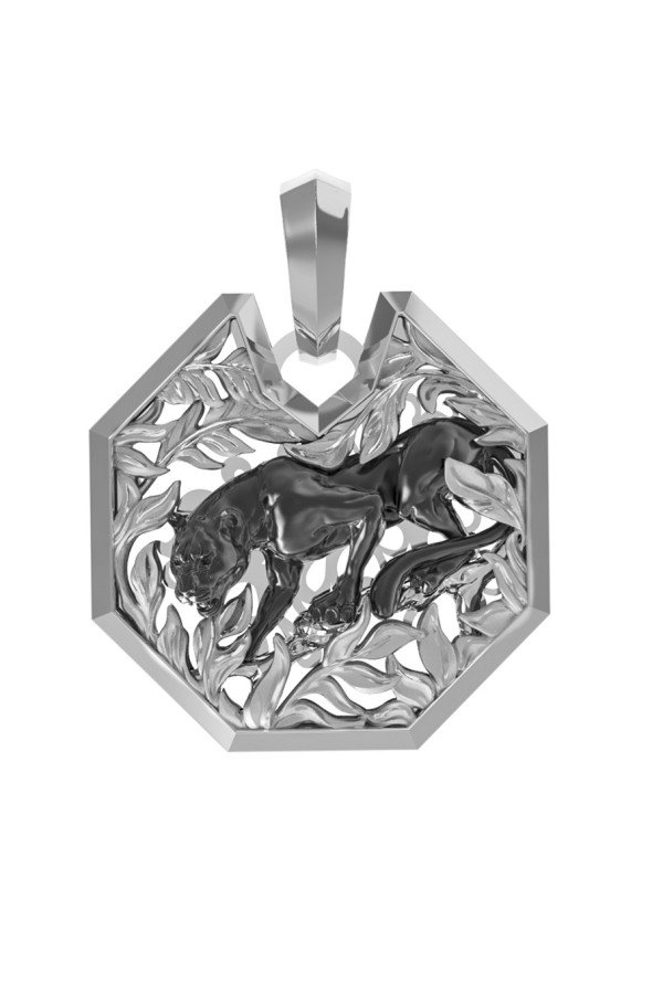 Подвеска из белого золота