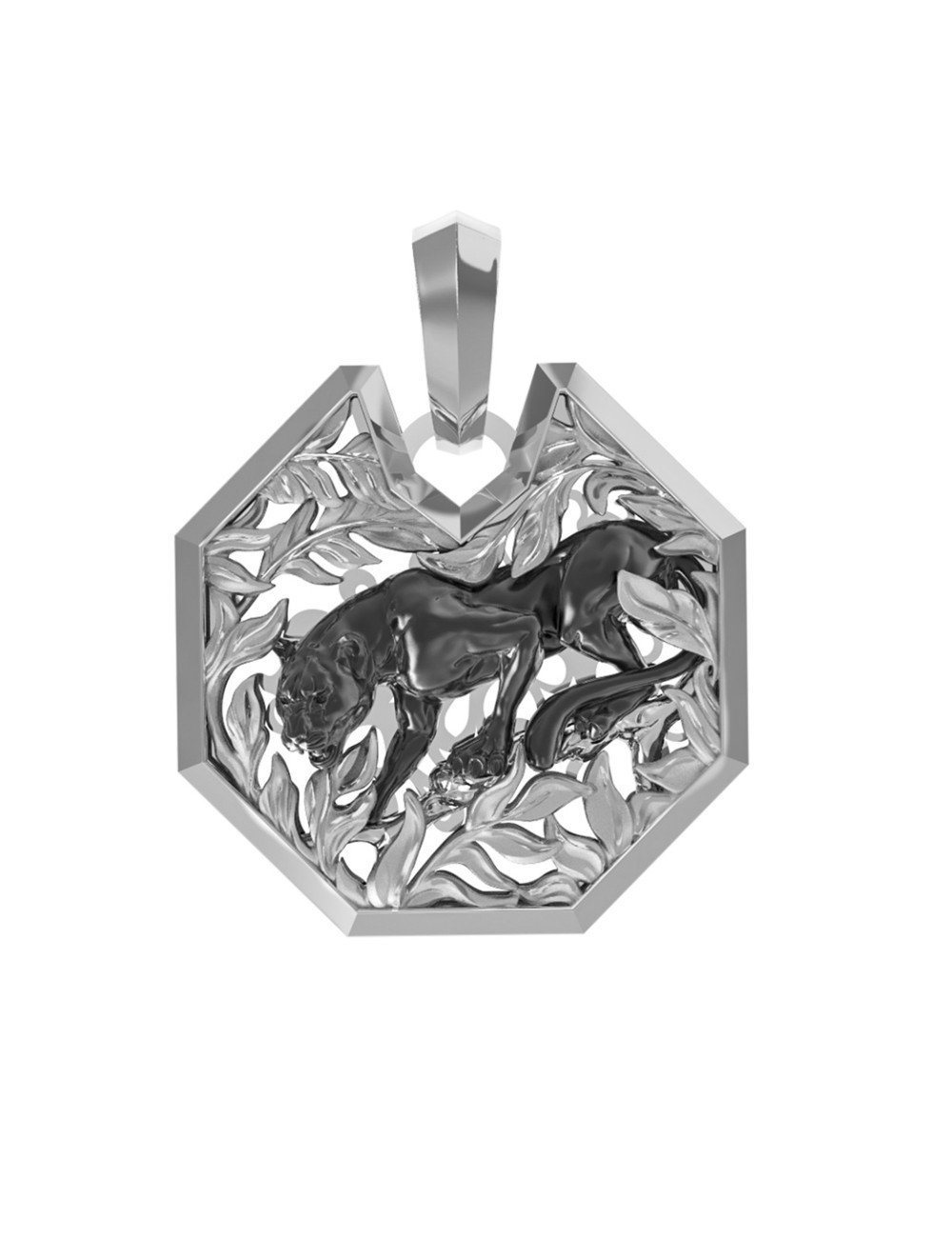 Подвеска из белого золота