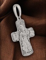 Крест из белого золота