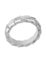 Кольцо из белого золота c бриллиантами