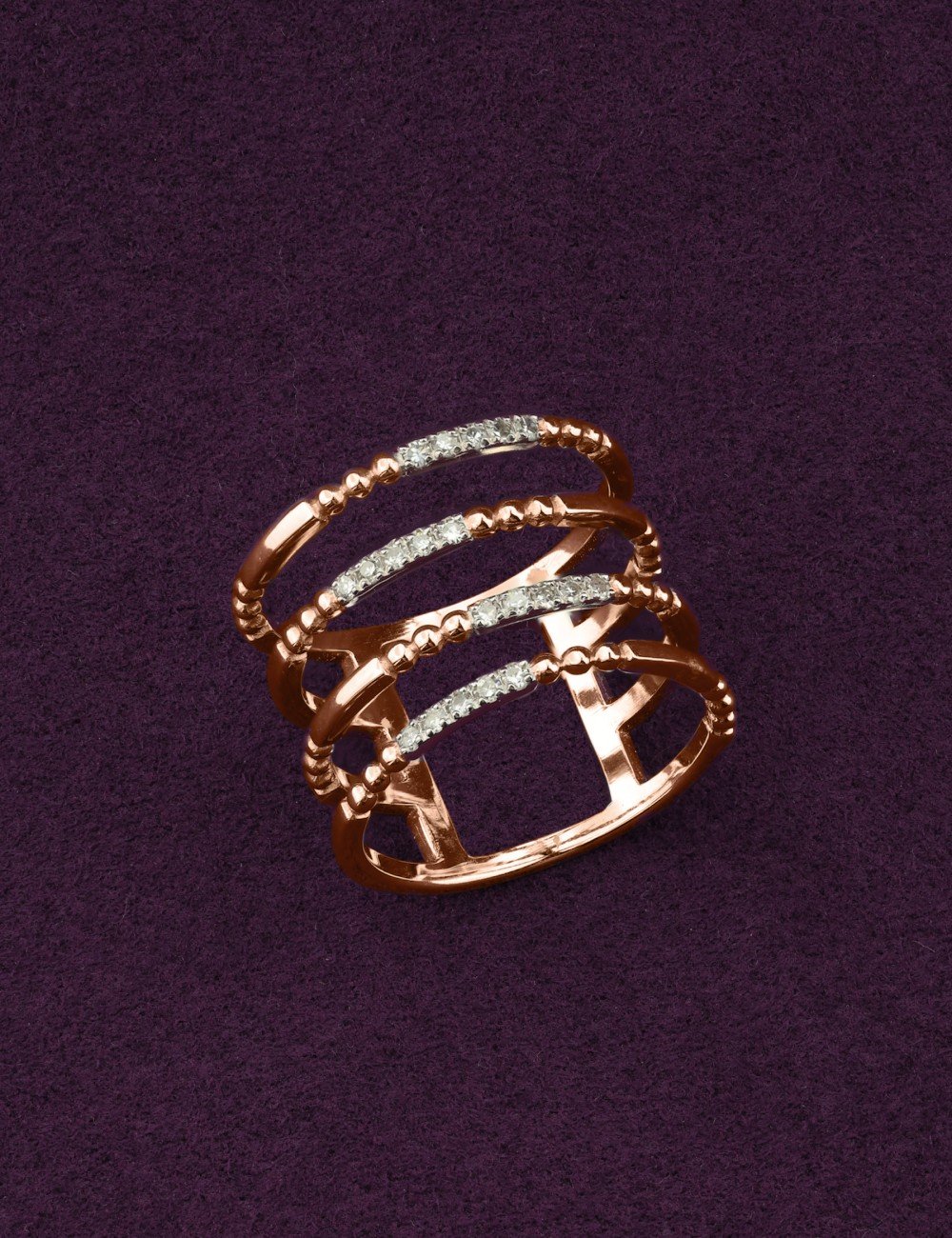 Кольцо из золота c бриллиантами