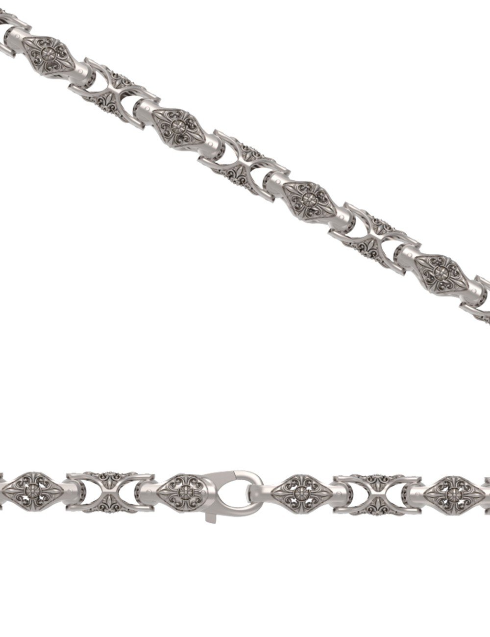 Браслет из белого золота