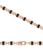 Цепь из золота c ониксом